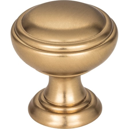 Jeffrey Alexander 1-1/4" Diameter Satin Bronze Tiffany Cabinet Knob 658SBZ